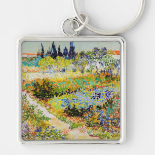 Vincent van Gogh - Garten in Arles Schlüsselanhänger