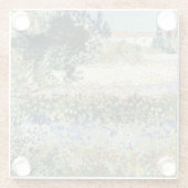 Vincent van Gogh | Garten in Bloom, Arles, 1888 Glasuntersetzer (Rückseite)