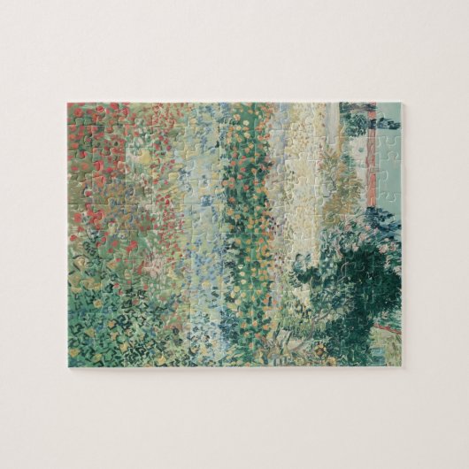 Vincent van Gogh | Garten in Bloom, Arles, 1888 Puzzle (Horizontal)