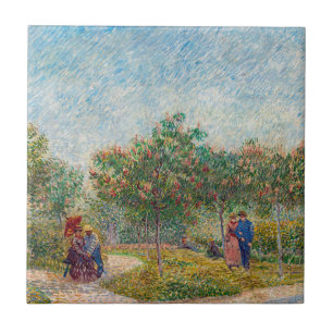 Vincent van Gogh - Garten in Montmarte mit Liebend Fliese