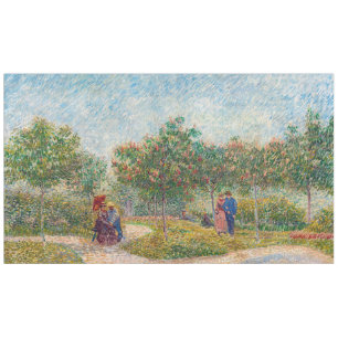 Vincent van Gogh - Garten in Montmarte mit Liebend Tischdecke