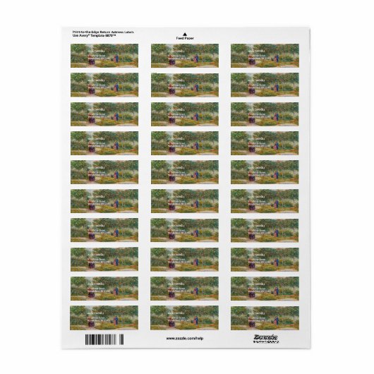 Vincent van Gogh - Garten in Montmarte mit Verlieb (Vorne)