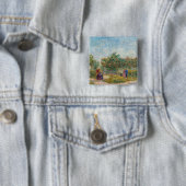 Vincent van Gogh - Garten in Montmarte mit Verlieb Button (Beispiel)