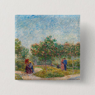 Vincent van Gogh - Garten in Montmarte mit Verlieb Button