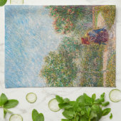Vincent van Gogh - Garten in Montmarte mit Verlieb Geschirrtuch (Gefaltet)