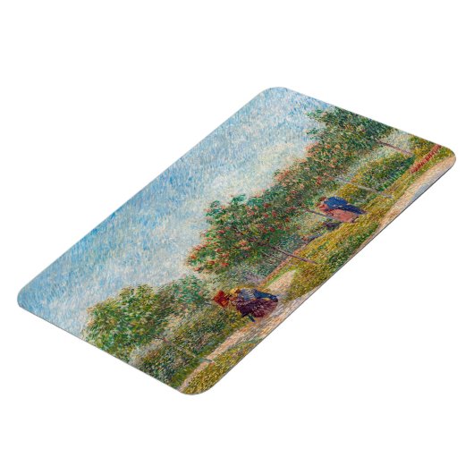 Vincent van Gogh - Garten in Montmarte mit Verlieb Magnet (Linke Seite)