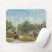 Vincent van Gogh - Garten in Montmarte mit Verlieb Mousepad (Mit Mouse)