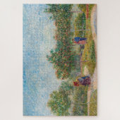Vincent van Gogh - Garten in Montmarte mit Verlieb Puzzle (Vertikal)