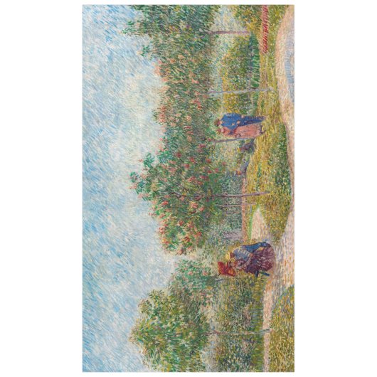 Vincent van Gogh - Garten in Montmarte mit Verlieb Tischdecke (Vorderseite)