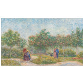 Vincent van Gogh - Garten in Montmarte mit Verlieb Tischdecke (Vorderseite (Horizontal))