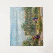 Vincent van Gogh - Garten in Montmarte mit Verlieb Wandteppich (Vorderseite)