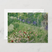 Vincent van Gogh | Garten von Daubigny, 1890 Postkarte (Vorne/Hinten)