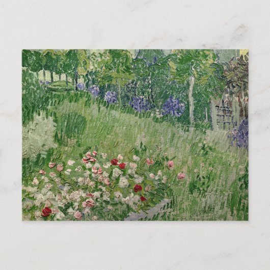 Vincent van Gogh | Garten von Daubigny, 1890 Postkarte (Vorderseite)