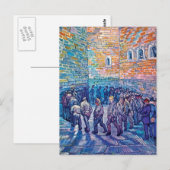 Vincent Van Gogh - Gefangene, die die Runde laufen Postkarte (Vorne/Hinten)