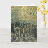 Vincent van Gogh - Gefangene, die Sport treiben Karte (Gelbe Blume)