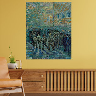 Vincent van Gogh: Gefangene, die Sport treiben Poster