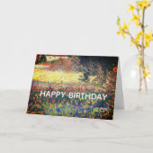 VINCENT VAN GOGH GEMÄLDE DESIGN KARTE (Gelbe Blume)