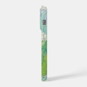 Vincent Van Gogh Gemälde Grüne Weizenfeld  iPhone Hülle (Linke Seite)
