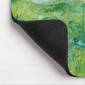 Vincent Van Gogh Gemälde Grüne Weizenfelder Mousepad (Ecke)