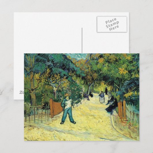 Vincent Van Gogh Gemälde Postkarte (Vorne/Hinten)