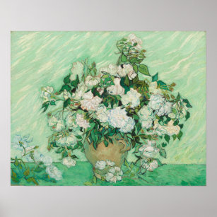 Vincent van Gogh Gemälde, Rose 1890 Poster