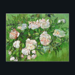 Vincent Van Gogh Gemälde, Still Life-Pink Roses, Postkarte<br><div class="desc">Vincent Van Gogh berühmten Gemälde,  Still Life-Pink Roses.</div>
