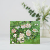 Vincent Van Gogh Gemälde, Still Life-Pink Roses, Postkarte (Stehend Vorderseite)