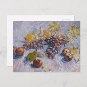 Vincent van Gogh Gemälde, Stillleben mit Obst Postkarte (Vorne/Hinten)