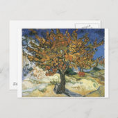 Vincent Van Gogh Gemälde: Van Gogh Mulberry Tree Postkarte (Vorne/Hinten)