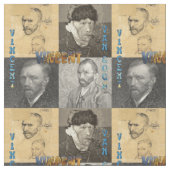 Vincent van Gogh-Gewebe Stoff (Nahaufnahme)