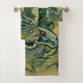 Vincent van Gogh - Giant Peacock Moth Badhandtuch Set (Insitu)