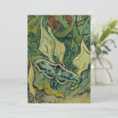 Vincent van Gogh - Giant Peacock Moth Dankeskarte (Stehend Vorderseite)