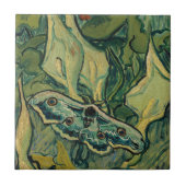 Vincent van Gogh - Giant Peacock Moth Fliese (Vorderseite)