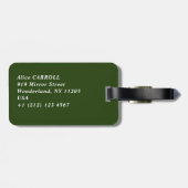 Vincent van Gogh - Giant Peacock Moth Gepäckanhänger (Rückseite horizontal)