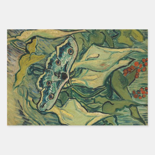 Vincent van Gogh - Giant Peacock Moth Geschenkpapier Set (Vorderseite 2)