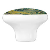 Vincent van Gogh - Giant Peacock Moth Keramikknauf (Seitenansicht)