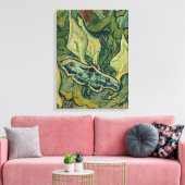 Vincent van Gogh - Giant Peacock Moth Leinwanddruck (Insitu (Wohnzimmer))