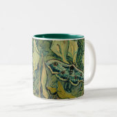 Vincent van Gogh - Giant Peacock Moth Zweifarbige Tasse (VorderseiteRechts)