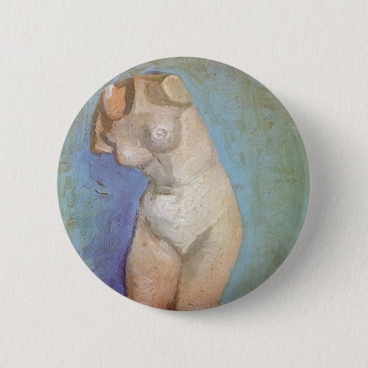 Vincent van Gogh - Gipsstatuette Weiblicher Torso Button (Vorderseite)
