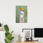 Vincent van Gogh Girl in White Poster (Heimbüro)