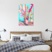 Vincent van gogh gladiolus portrait fine art leinwanddruck (Insitu (Schlafzimmer))