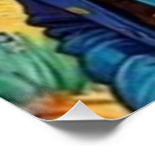 Vincent Van Gogh Glossy Poster (Ecke)