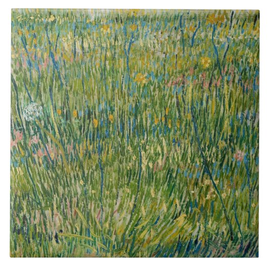 Vincent van Gogh - Graspflaster Fliese (Vorderseite)