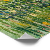 Vincent van Gogh - Graspflaster Poster (Ecke)