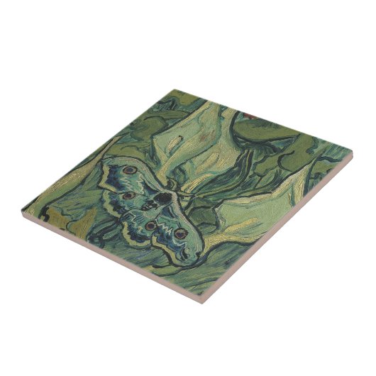 Vincent van Gogh - Great Peacock Moth Fliese (Seite)