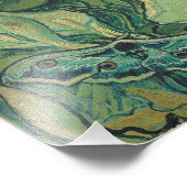 Vincent Van Gogh - Great Peacock Moth Fotodruck (Ecke)