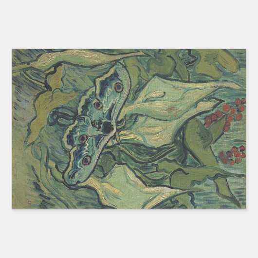 Vincent van Gogh - Great Peacock Moth Geschenkpapier Set (Vorderseite 2)