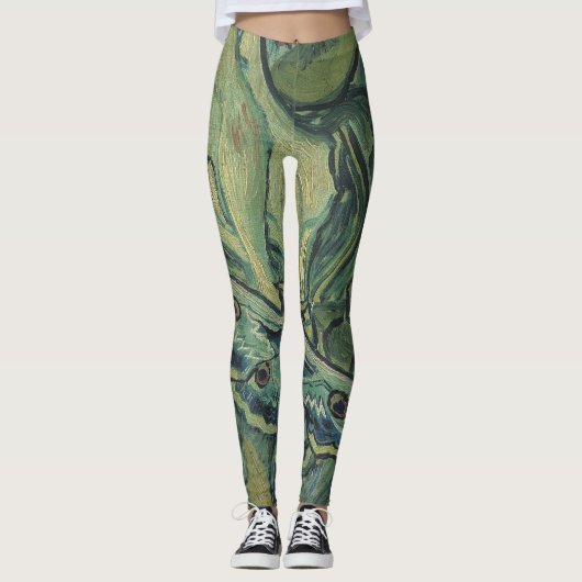 Vincent Van Gogh - Great Peacock Moth Leggings (Vorderseite)