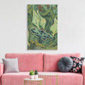 Vincent van Gogh - Great Peacock Moth Leinwanddruck (Insitu (Wohnzimmer))