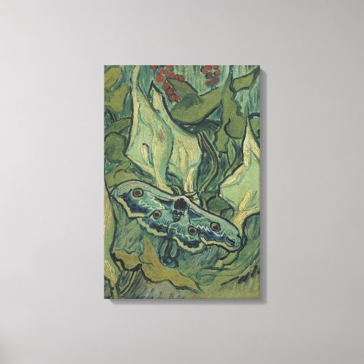Vincent van Gogh - Great Peacock Moth Leinwanddruck (Vorderseite)
